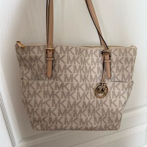 Michael Kors Tan Logo Tote